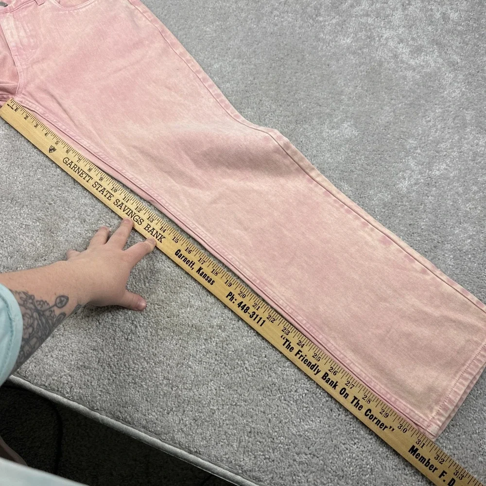 Pleasures x Sonic Youth‎ Washing Machine Pink Denim Pants Size 32
